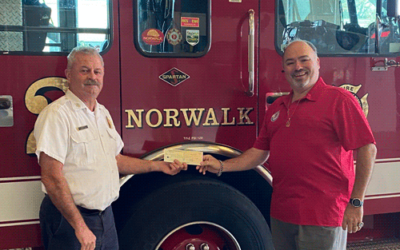 Norwalk FD donates Golf Tournament Proceeds to CBCF!