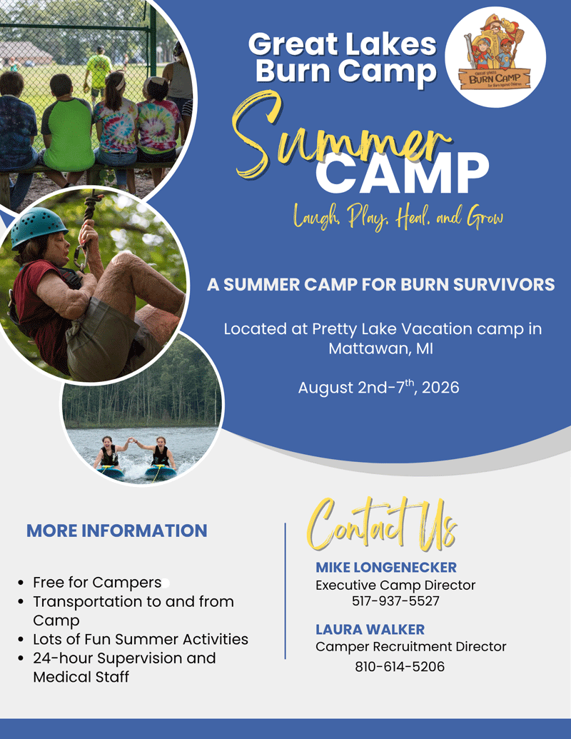 Great Lakes Burn Camp - Mattawan, MI