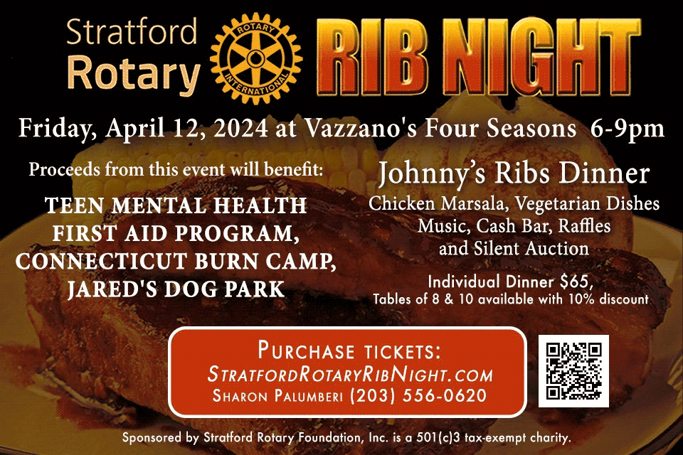 Stratford Rotary Rib Night - April 12, 2024