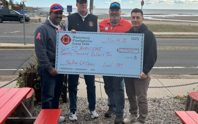 Waterbury FD Local 1339 Donates to the CBCF