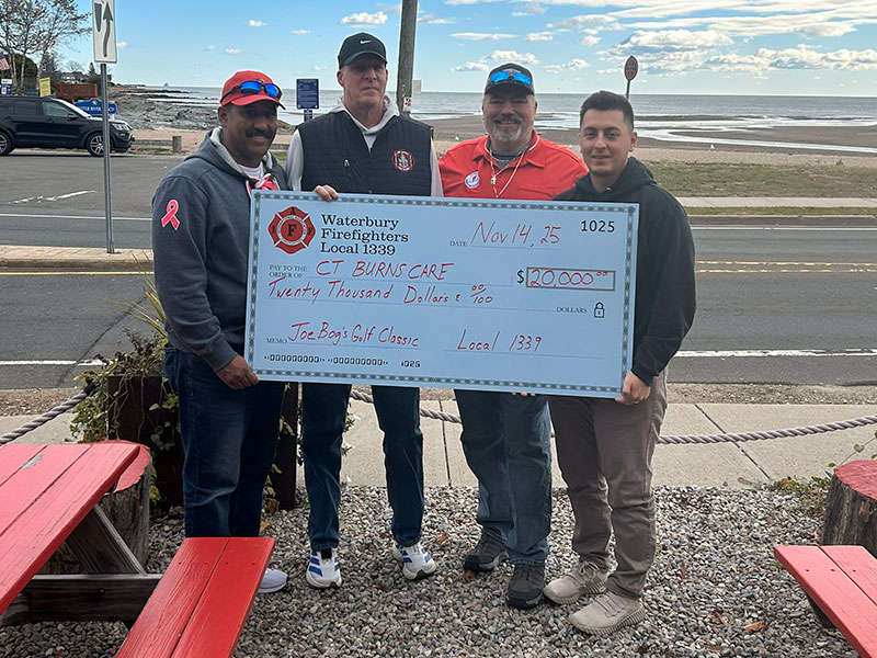Waterbury Fire Department Local 1339 Donates to the CBCF